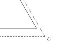 Zoom in on the corners of the shadow of the rotated tetrahedron inside an equilateral triangle of edge-length 1